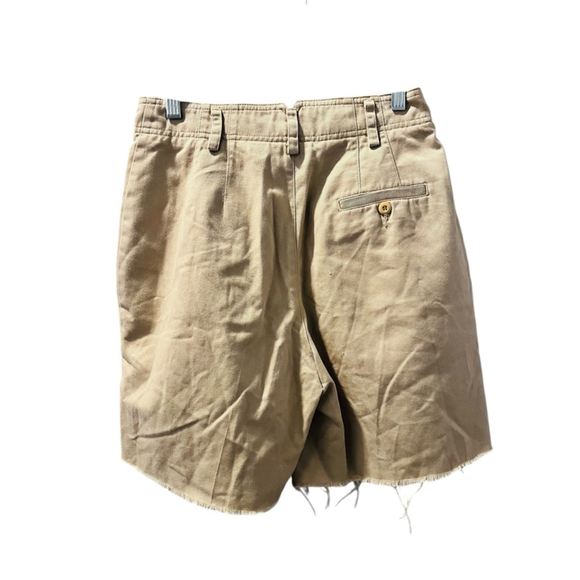 Liz Claiborne Vintage 90's Playboy Bunny Khaki Shorts Size 8 Women's Cut Off - Picture 5 of 6